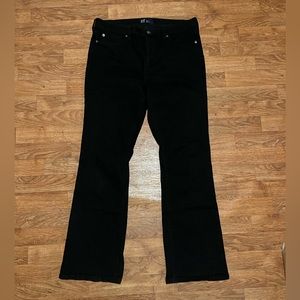 Gap Black Perfect Boot Jeans size 12/31R